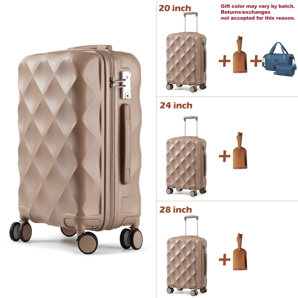 Sea choice 5-delige kofferset 20/24/28 ABS Reiskoffer Grote Capaciteit Trolley Handbagage met 1 Reistas en 1 Toilettas met TSA Slot YKK Rits 8 Spinner Wielen