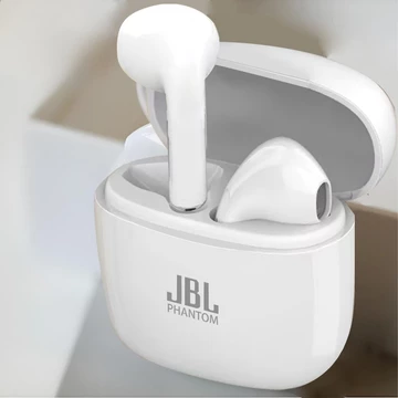 JBL Phantom TWS Earphone Nirkabel Asli Headphone 5.3 9D Stereo Suara Headset Olahraga HIFI