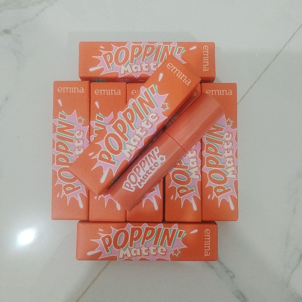 Product image New Original - Emina Poppin Matte 4.5g Shade 08 Lovely Tamagochan