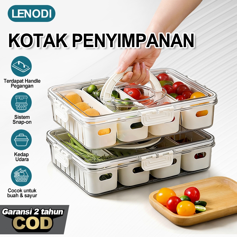Jual Kontainer Kulkas Tempat Penyimpanan Kotak dengan sekat dan tutup ...