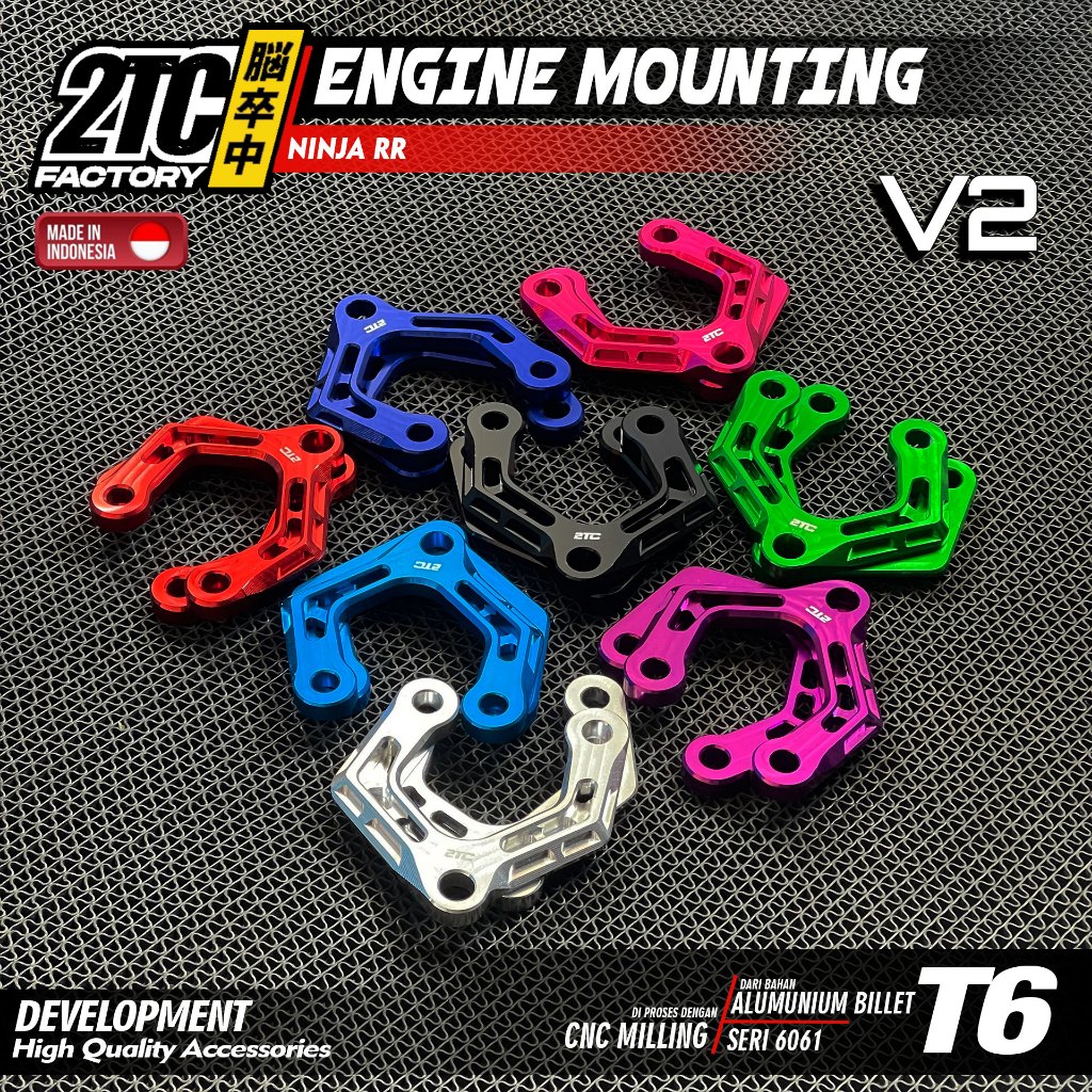 Jual ENGINE MOUNTING NINJA RR DUDUKAN MESIN NINJA RR ALUMUNIUM BILLET ...