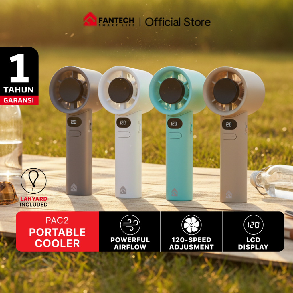 Jual Fantech Kipas Angin Portable Cooler PAC2 - Mini Handheld Fan ...
