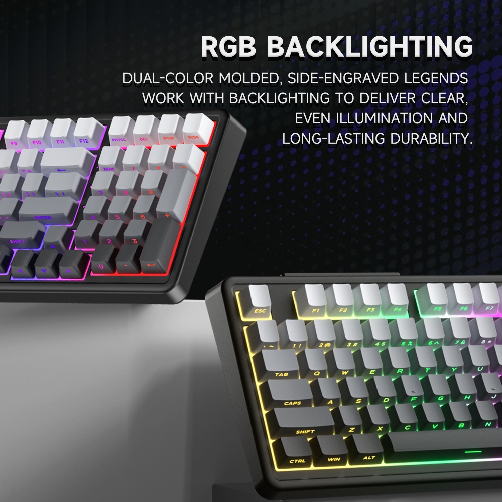 Jual ZIFRIEND ZT98/ZT99 Gradient Mechanical Keyboard South Facing RGB ...