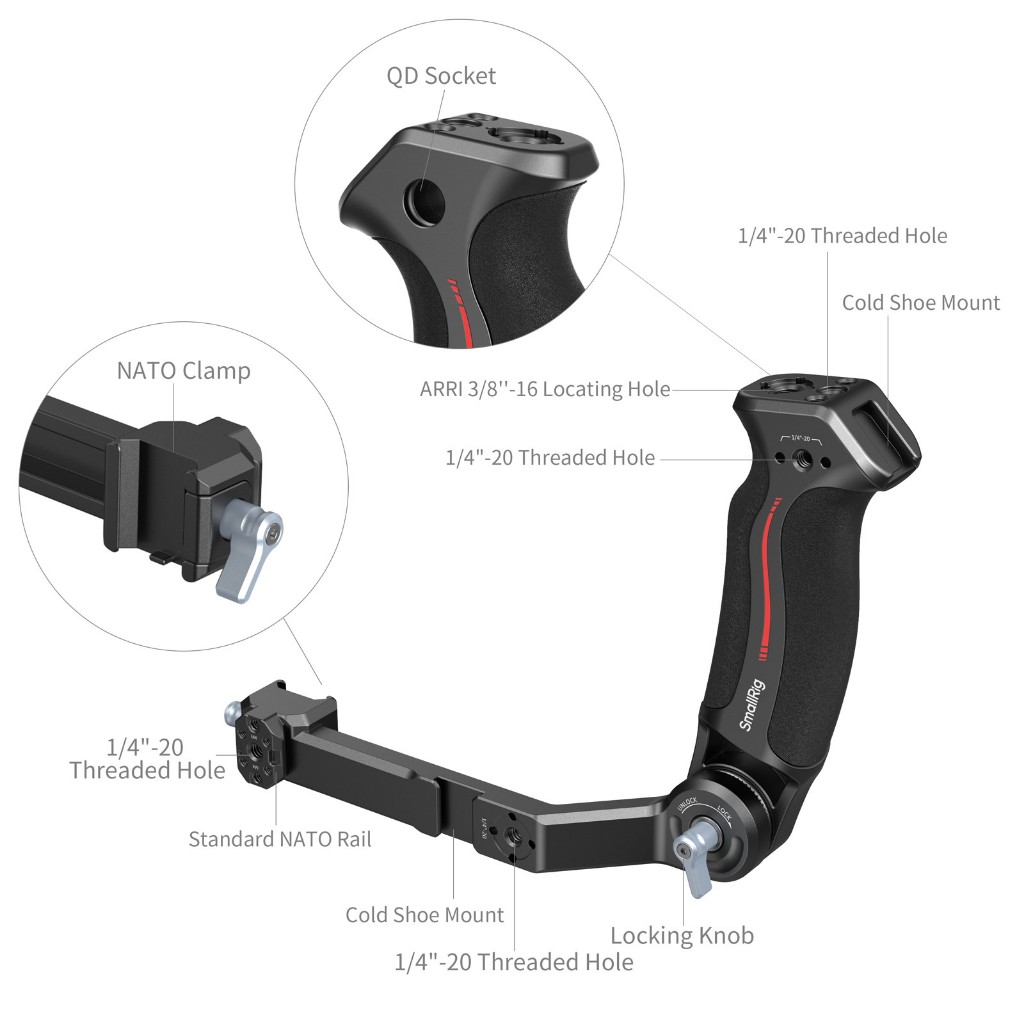 Jual Smallrig Sling Handle for DJI RS Gimbal 3028D | Shopee Indonesia