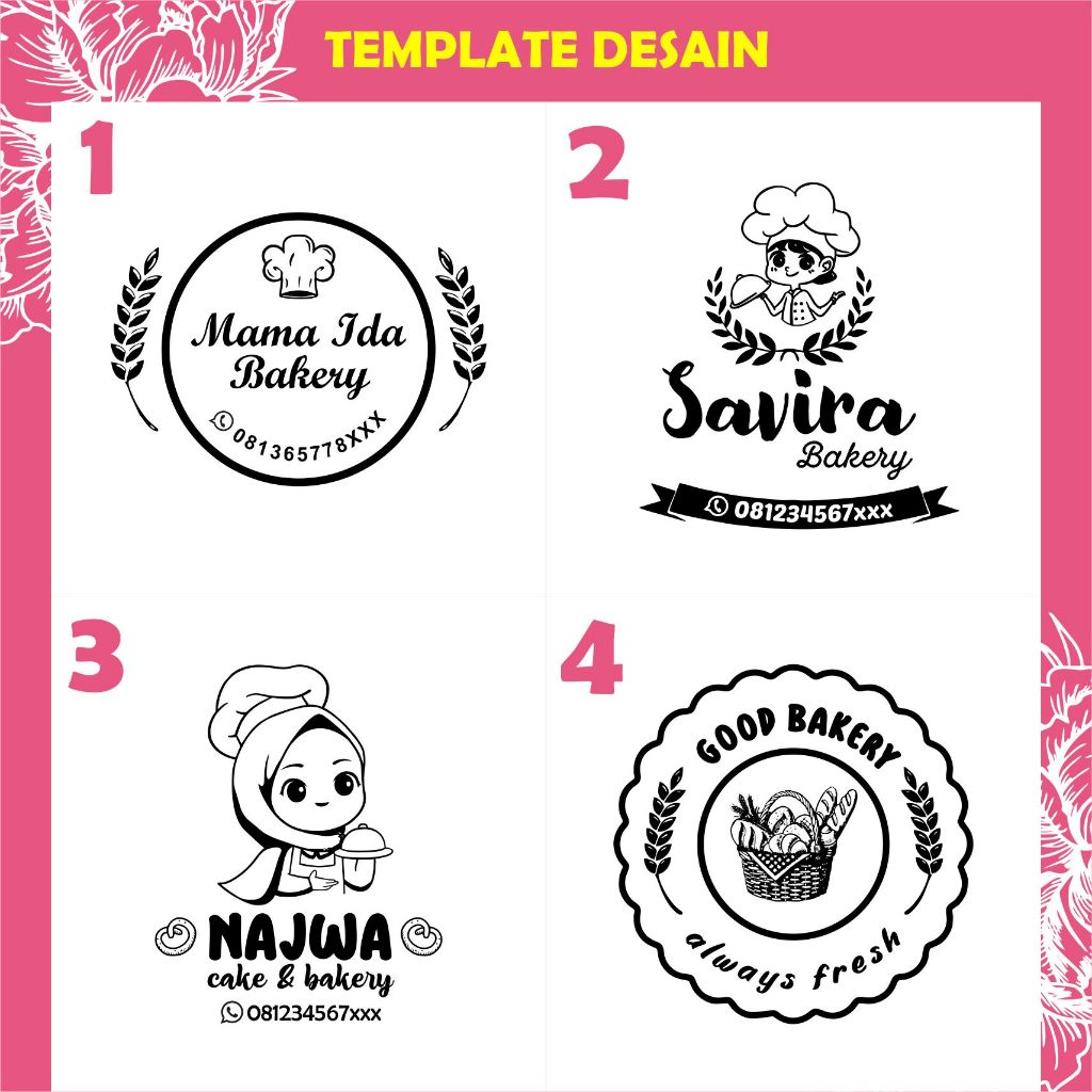 Jual Sablon Plastik Roti Opp Opp 14x14 Minimal Order 500 pcs | Shopee ...