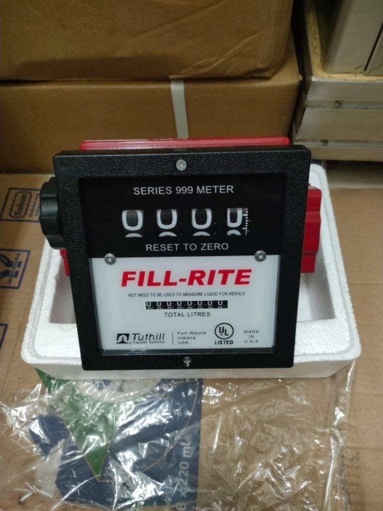 Jual Flow Meter Minyak FILL-RITE Size 1.5 Inch Drat DN40mm 4 Digit ...