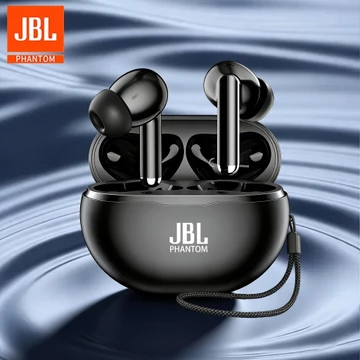 JBL Phantom Earphone Nirkabel TWS Asli Bluetooth 5.3 Headphone Suara Stereo 9D Earbud Olahraga