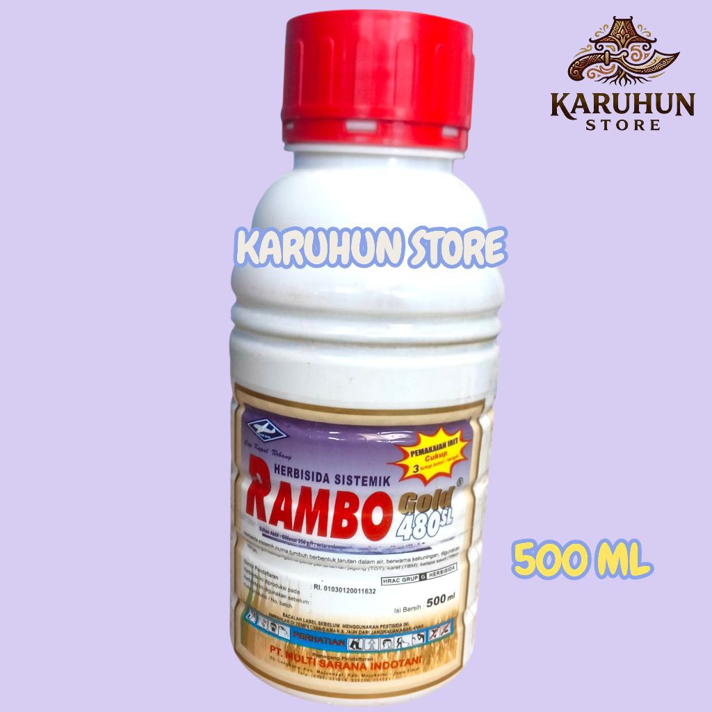Jual Herbisida Sistemik Rambo Gold 480SL 500 Ml | Shopee Indonesia