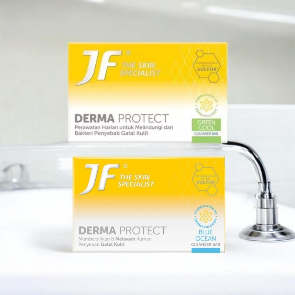 Jual JF Derma Protect Cleanser Bar Green Cool / Blue Ocean 90gr Sabun ...