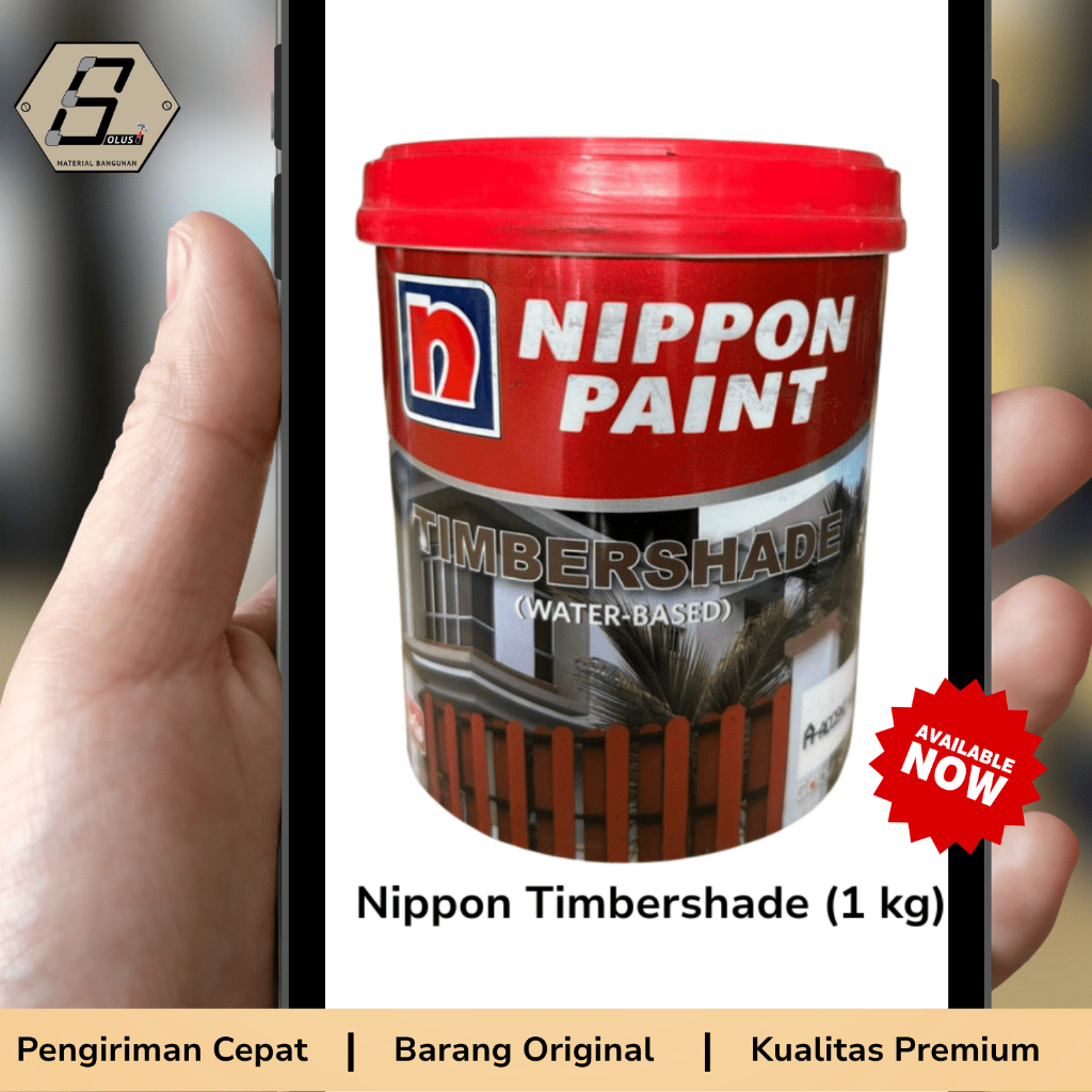 Jual CAT BESI DAN KAYU NIPPON TIMBERSHADE PAINTED FRAME - 1904 GALON 2. ...