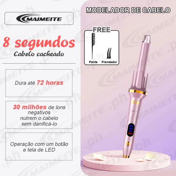 MAIMEITE Catokan Curly Otomatis Taurus Ceramics Hair Styler Curly Rambut Alat Kriting 25 32MM