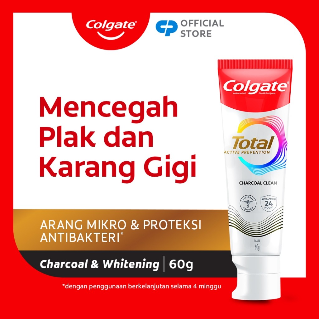 Colgate Total Charcoal Deep Clean Toothpaste 60g - Pasta Gigi