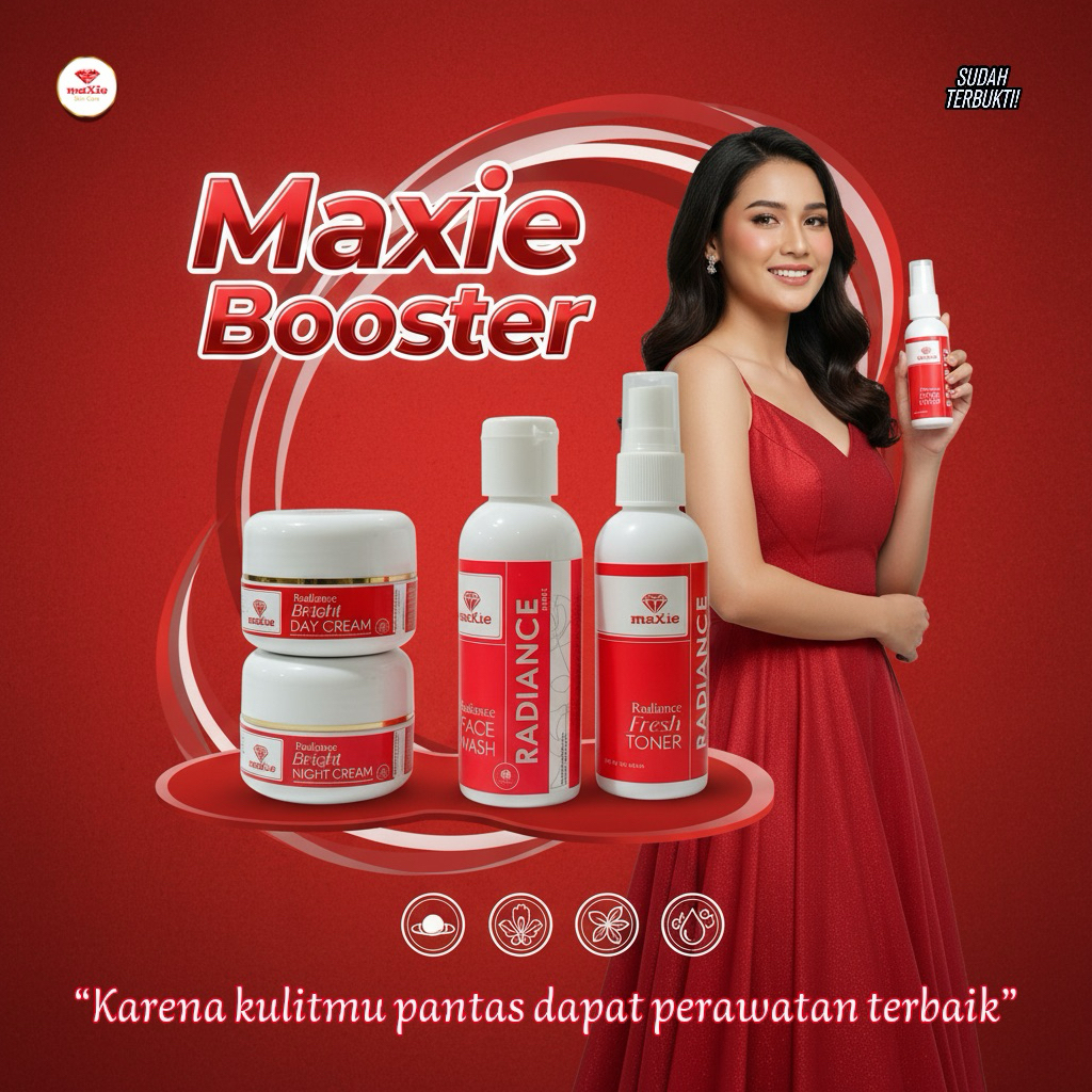 Jual Maxie Booster Skincare Wajah Murah Original Sudah Bpom | Shopee ...