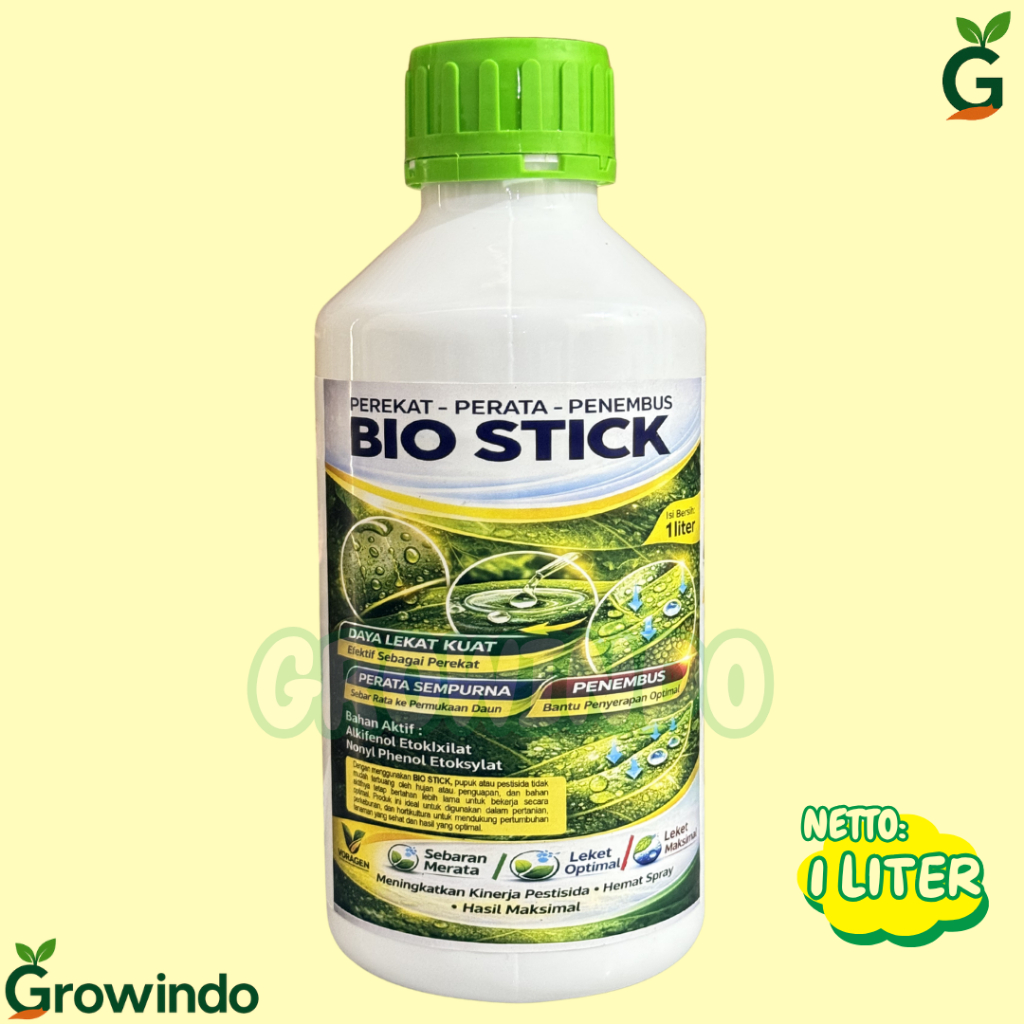 Jual Biostick 1 LITER Perekat Semprot Tanaman Biar Larutan Menempel ...