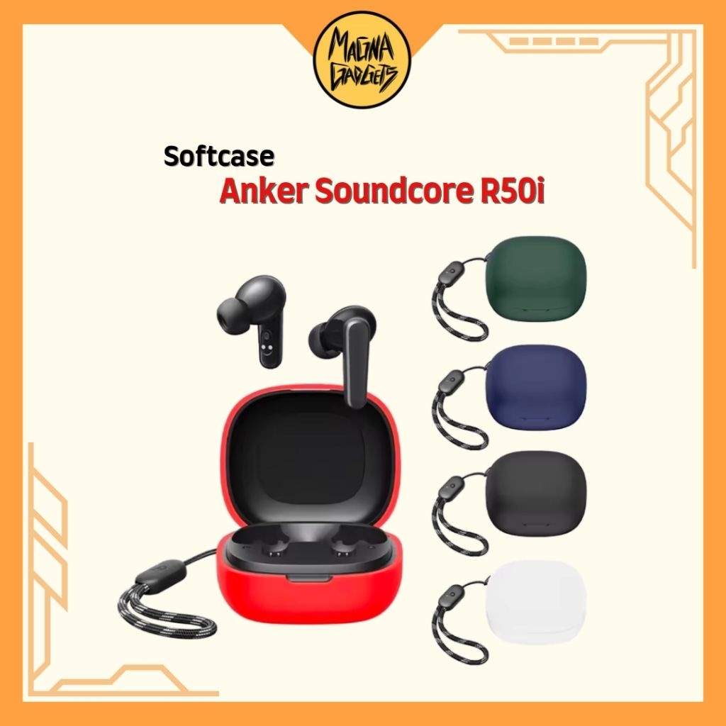 Jual Silicone Case TWS Anker Soundcore R50i | Casing Pelindung Lembut ...