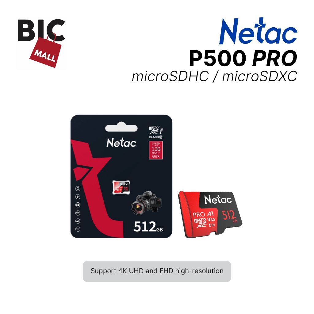 Jual [Authorised Store] Netac MicroSD P500 Pro MicroSDHC / MicroSDXC ...