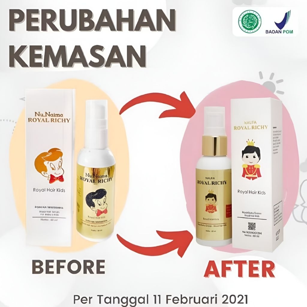 Jual Naufa Royal Richy Minyak Rambut Anak Serum PenumbuhRambut Original ...