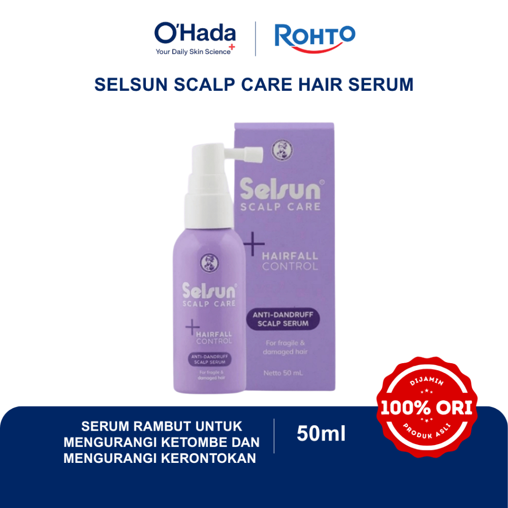 Jual Selsun Serum Vitamin Rambut Scalp Hair Rontok Botak Ketombe 50ml ...