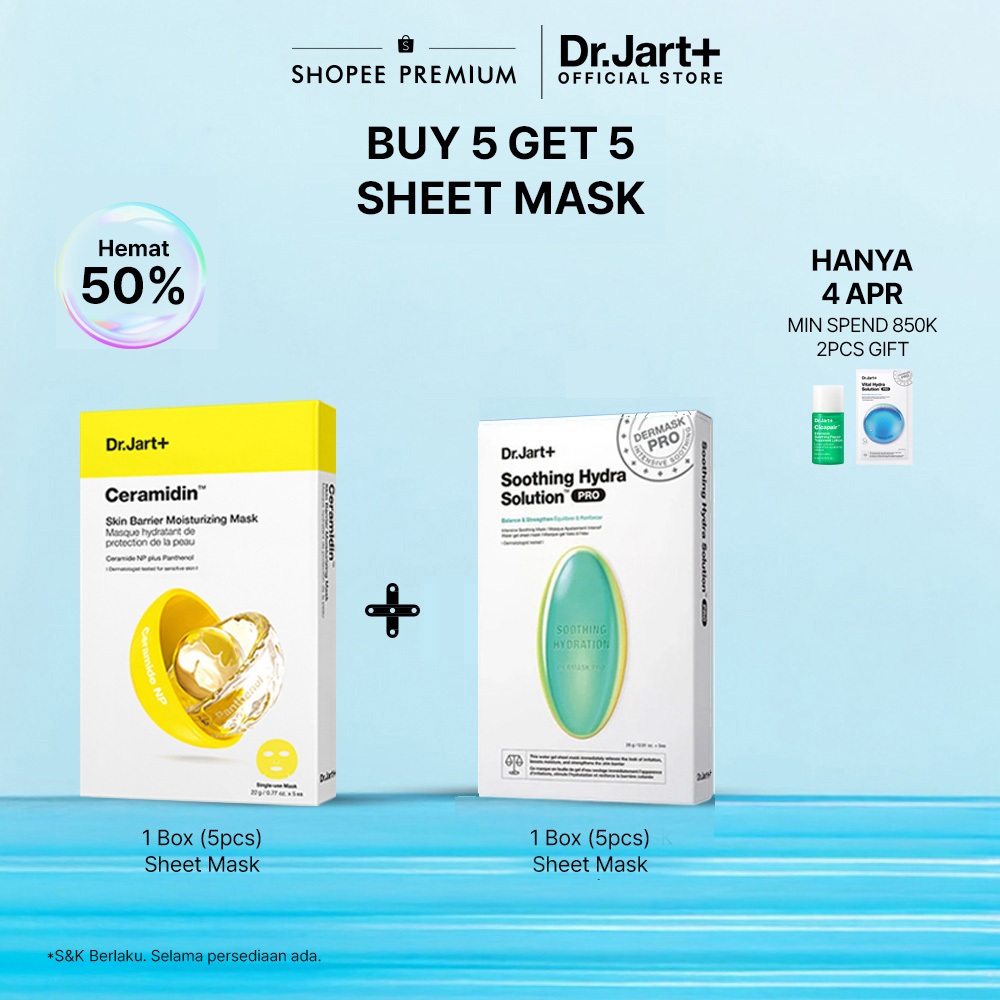 Ceramide Face Mask Dr. Jart+ Ceramidin Skin Barrier Moisturizing