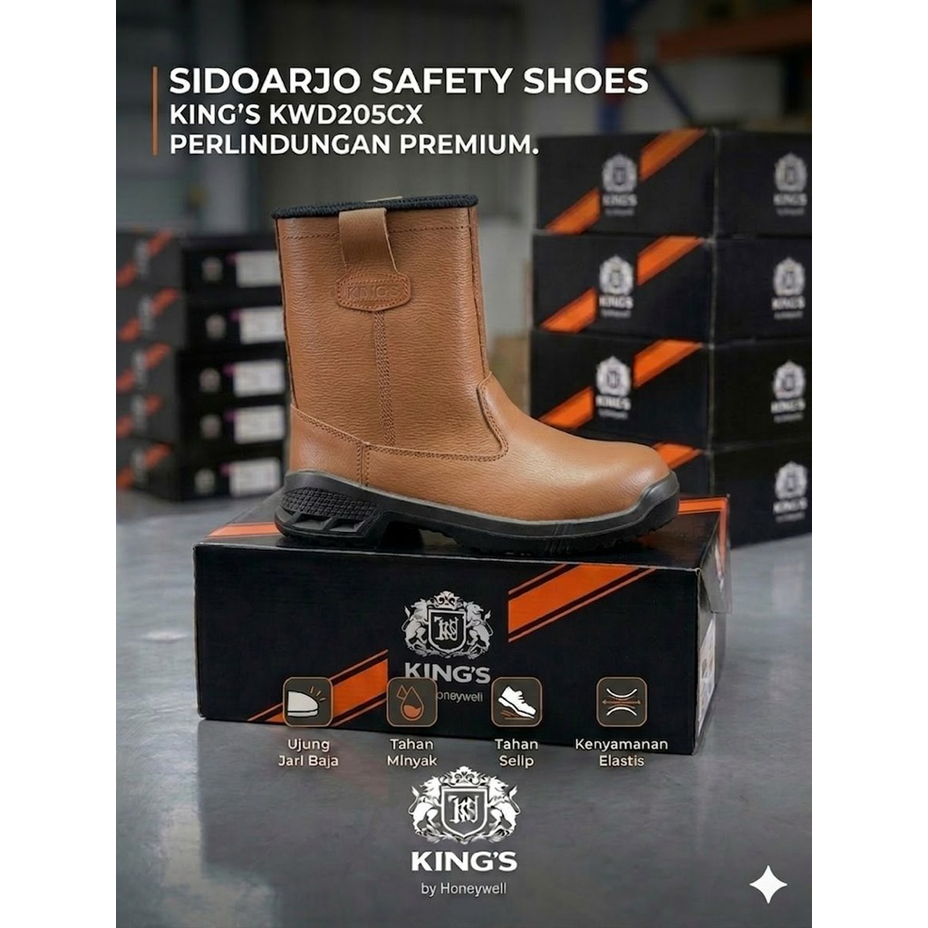 Jual Sepatu Safety Shoes Kings By Honeywell KWD205CX | Shopee Indonesia
