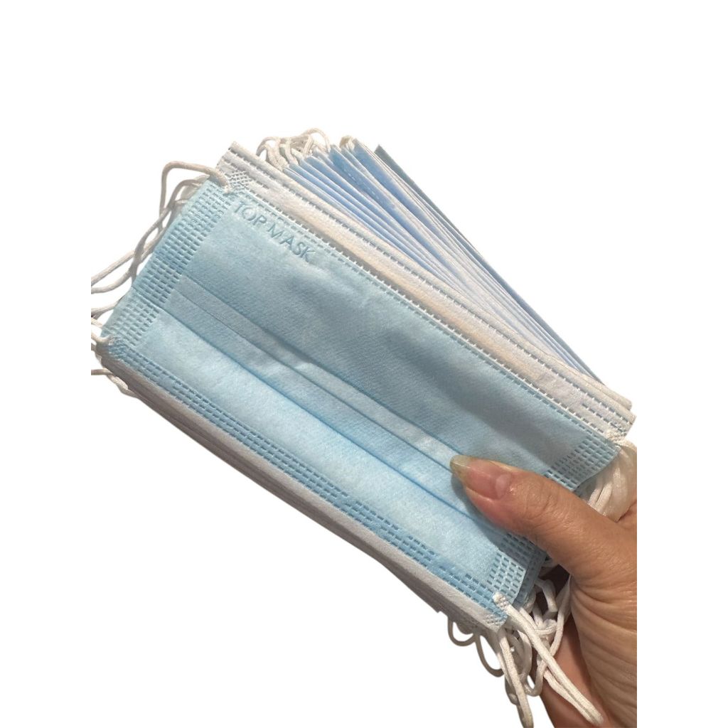 Jual TOPBIRU- MASKER SUPER PREMIUM 3PLY 50PC BOX | Shopee Indonesia