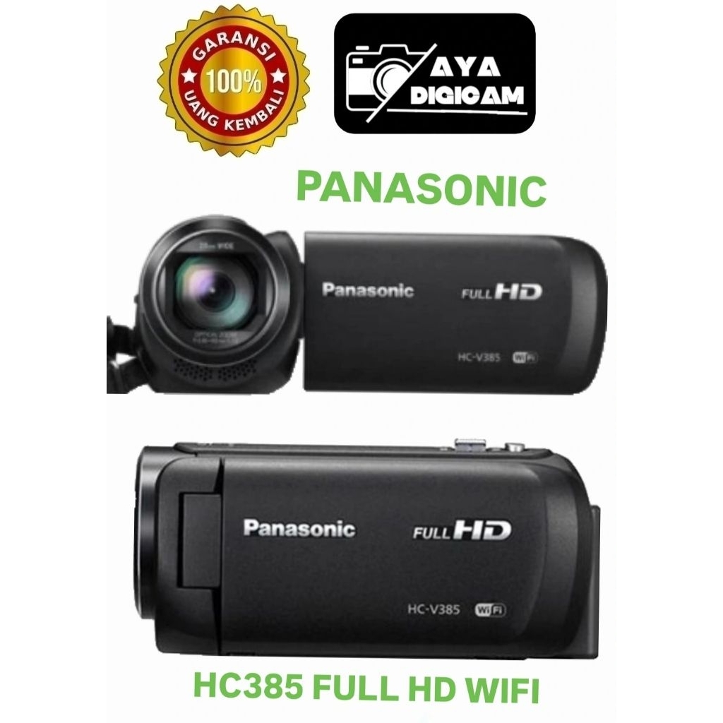 Jual PANASONIC HC385 FULL HD KAMERA HANDICAM -CAMCORDER | Shopee Indonesia