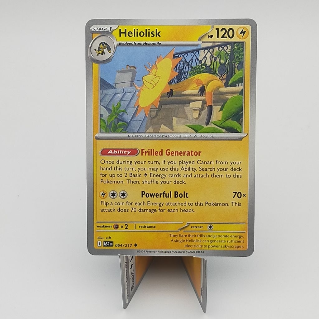 Jual Kartu TCG Pokemon EN Original Heliolisk ASC 064/217 | Shopee Indonesia