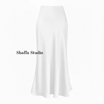 Rok Satin Silk Premium Bahan Lembut Nyaman Dipakai Pinggang Karet Rok Size S XXXL