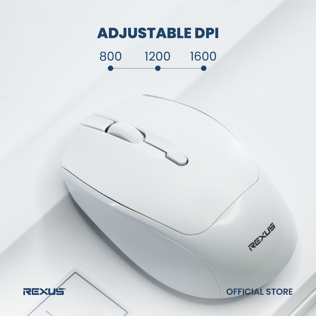 Rexus Keyboard Mouse Wireless KM8 Combo New Edition (4)