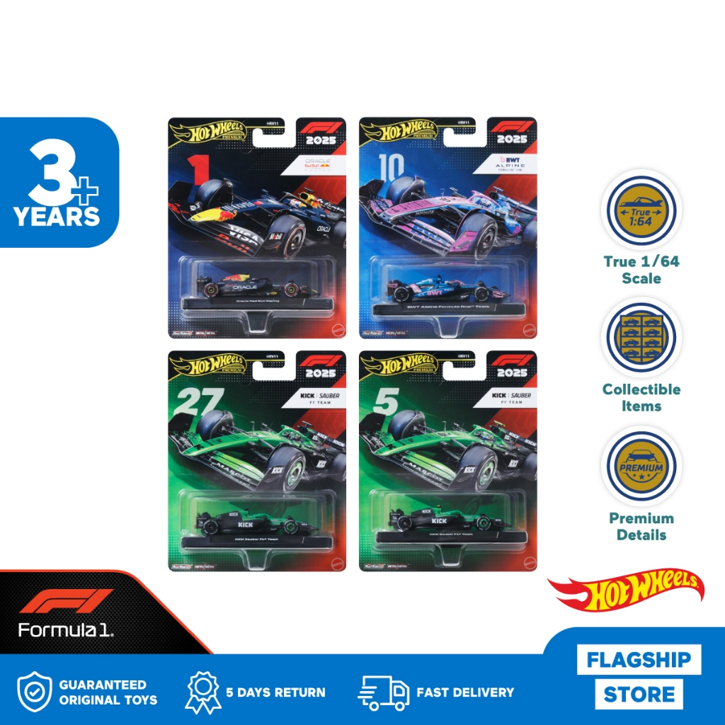 Jual Hot Wheels Premium Formula 1 2025 Dash K Bundle 1 - Mainan Mobil ...