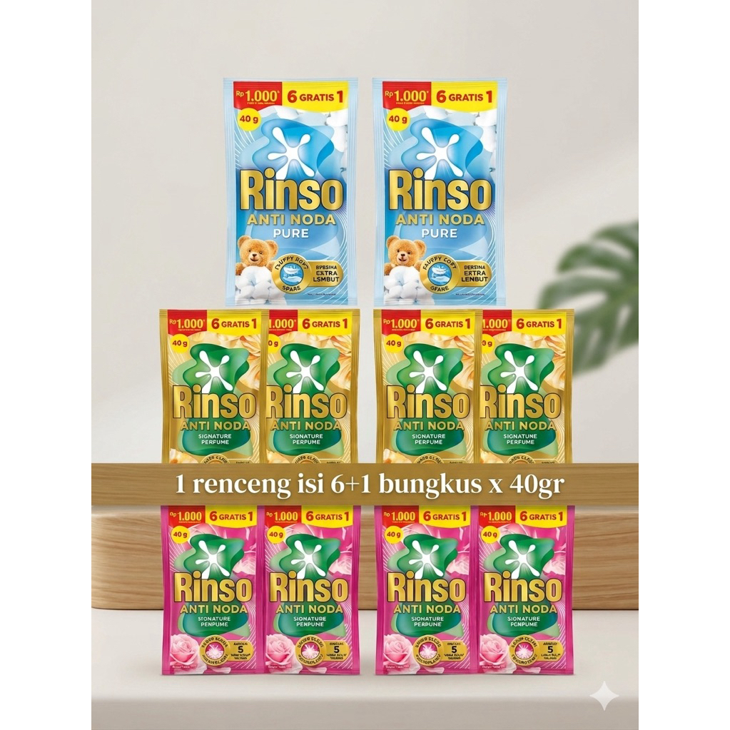 Jual Rinso Cair Sachet Renceng Terlengkap & Harga Terbaru Juli 2026 ...