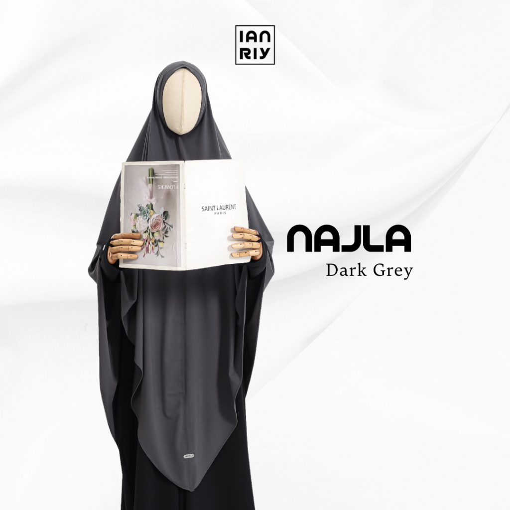 NAJLA By IANRIY Hijab Nonpad Jersey Lancip Khimar Nonped Jersey ITY Korea 200 Gsm
