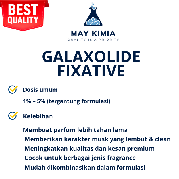 Jual FIXATIVE GALAXOLIDE 3X LEBIH PENGUAT PARFUM EX IFF 50ml / FIXATIVE ...