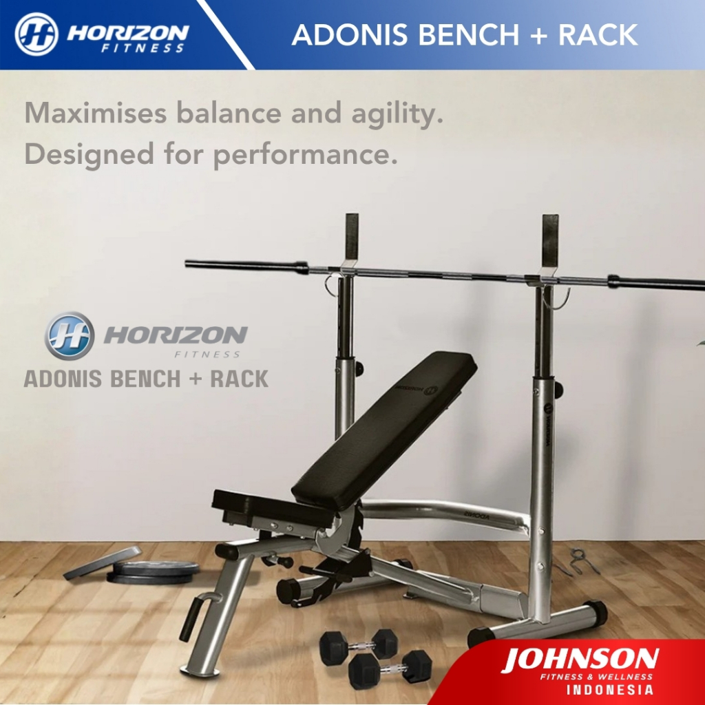Jual Horizon Fitness Adonis Plus - Alat Strength Adjustable Bench plus ...