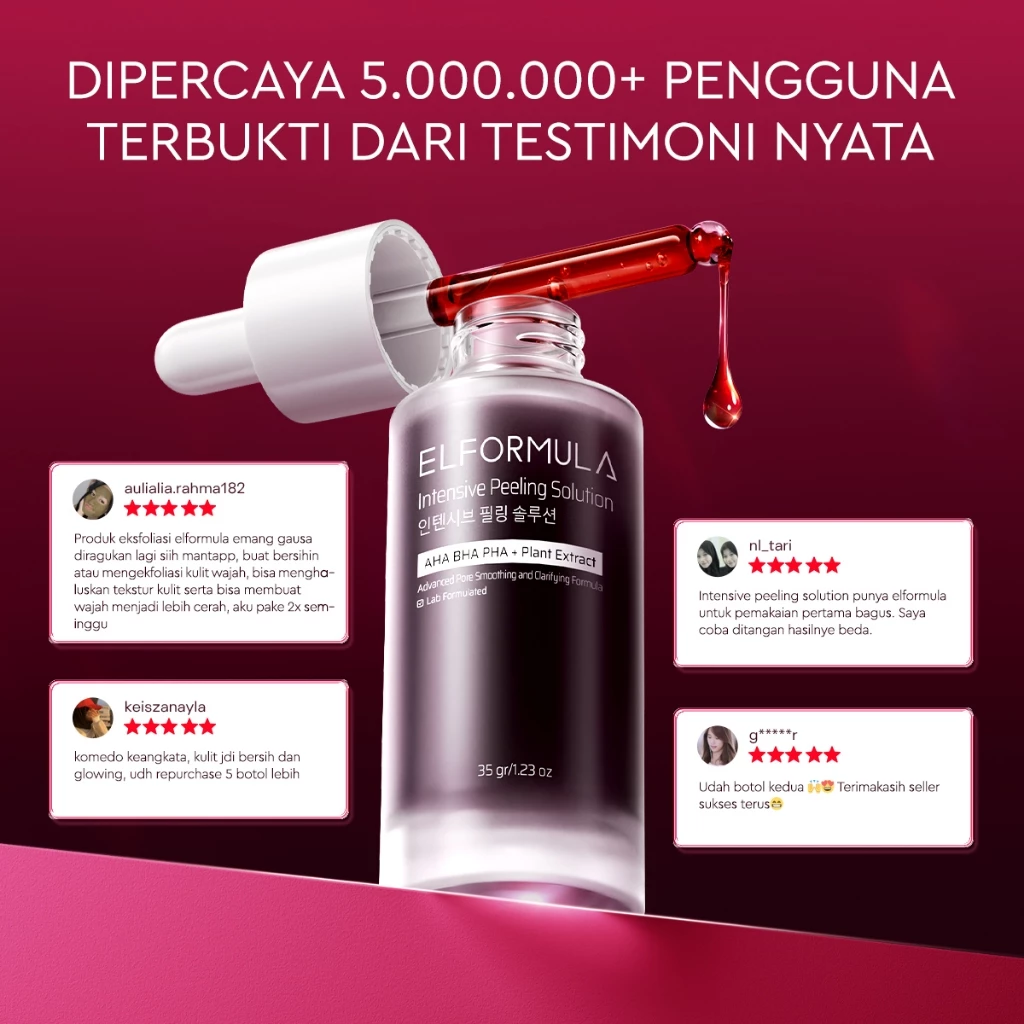 Review Review ELFORMULA Intensive Peeling 35gr: Kulit Cerah Tanpa Jerawat