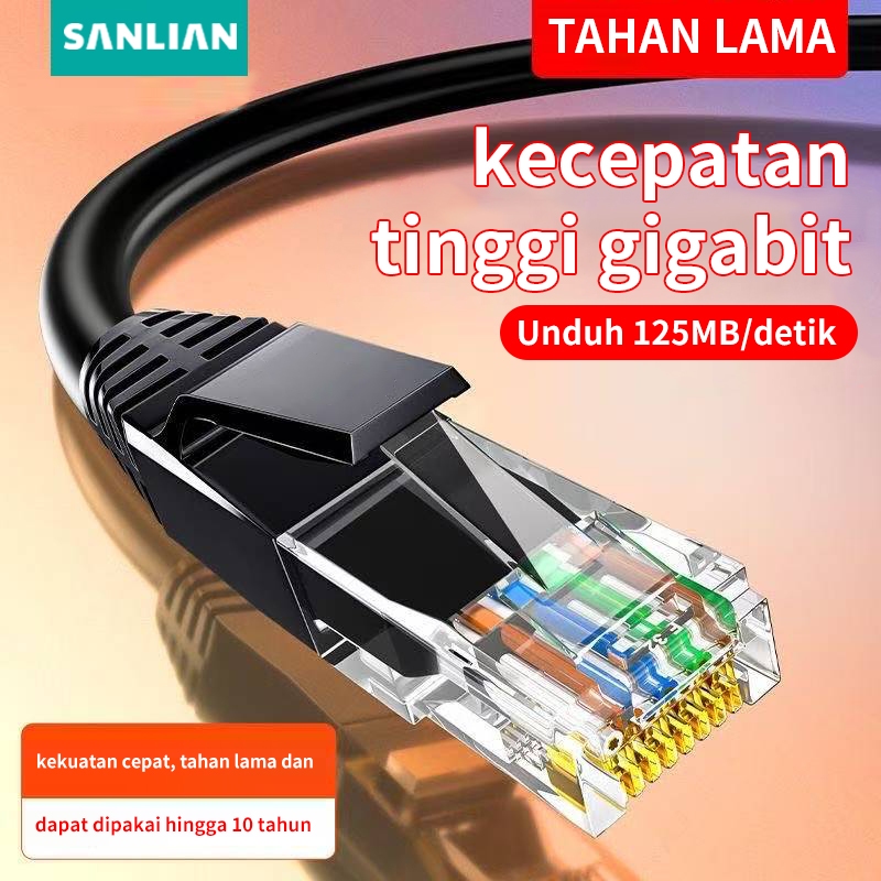 Jual UTP RJ45 CAT6 0.5M 1M 1.5M 2M 3M 5M 8M KABLE LAN Ethernet | Shopee ...