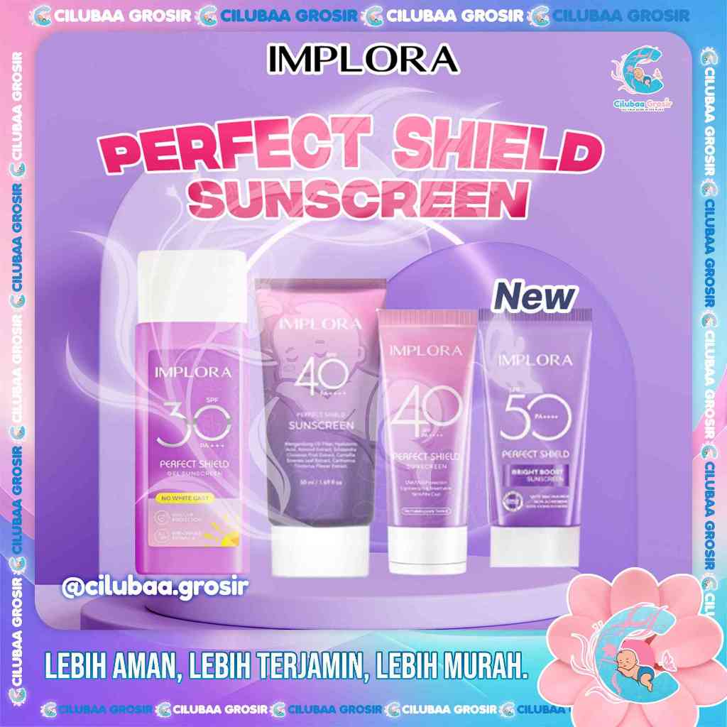 Jual IMPLORA Perfect Shield Gel Sunscreen SPF 30 PA+++ 50mL || Implora ...