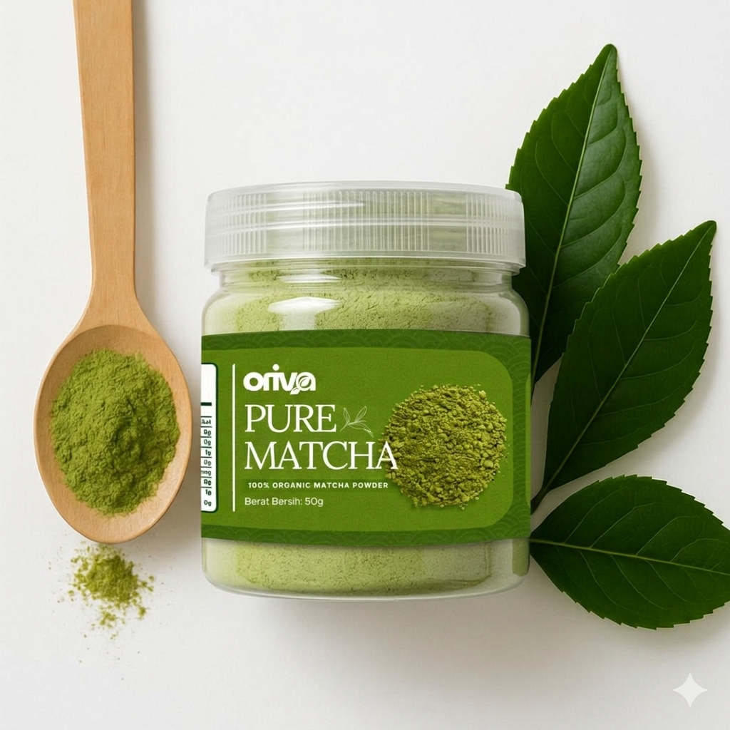 Jual Oriva Pure Matcha - 50 gram Pure Matcha Tanpa Campuran Krimer dan ...