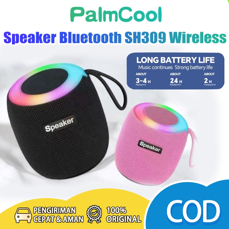 Jual Speaker Bluetooth SH309 Wireless Portable Dengan LED RGB Chip BASS ...
