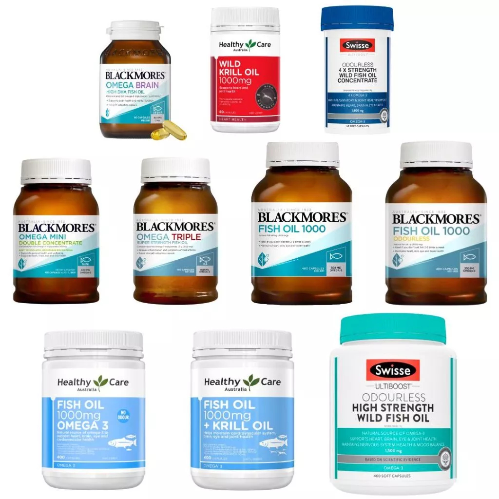 Jual HEALTHY CARE Squalene 1000mg 200 Capsules Wild Krill 1000 mg 60 ...