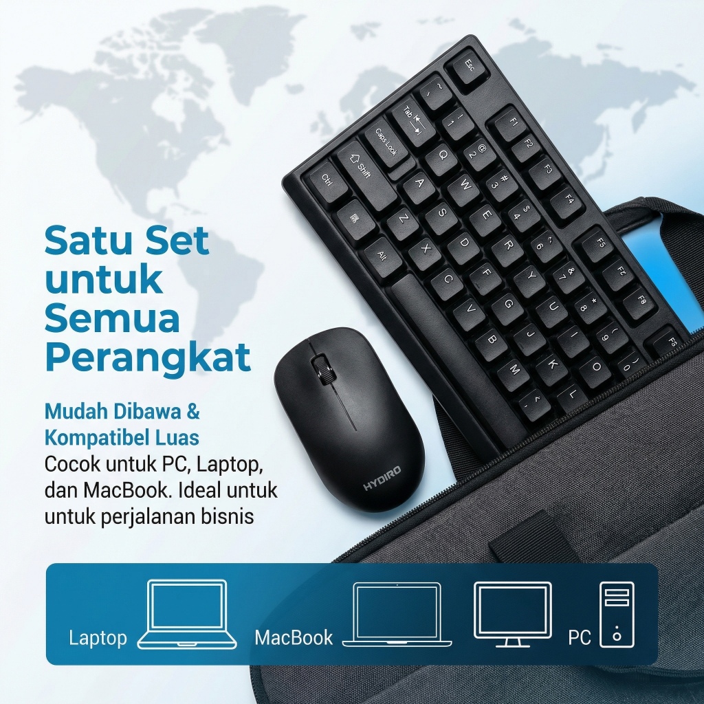 Jual JUTU 100%ORI 12H SHIP Keyboard Wireless Set Bluetooth USB Silent ...