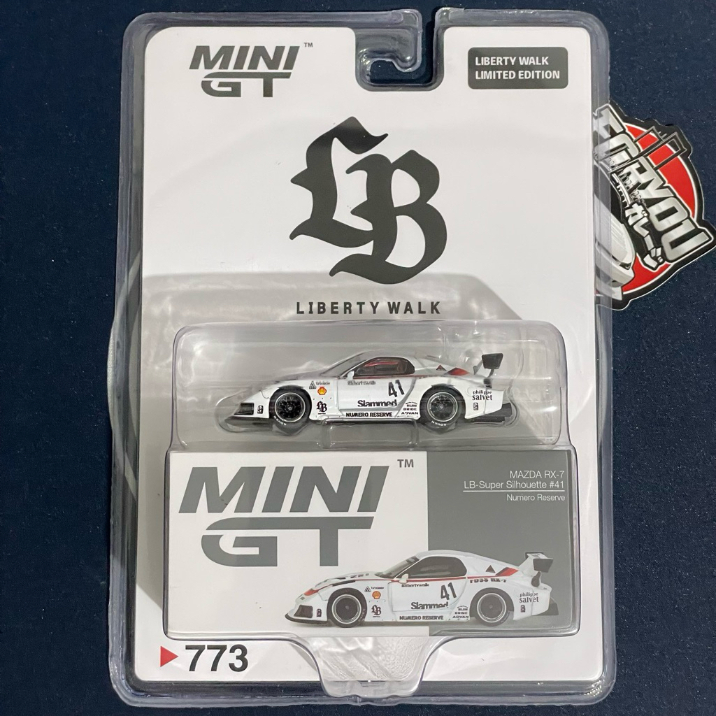Jual Mini GT Mazda RX7 LBWK White Japan Card | Shopee Indonesia