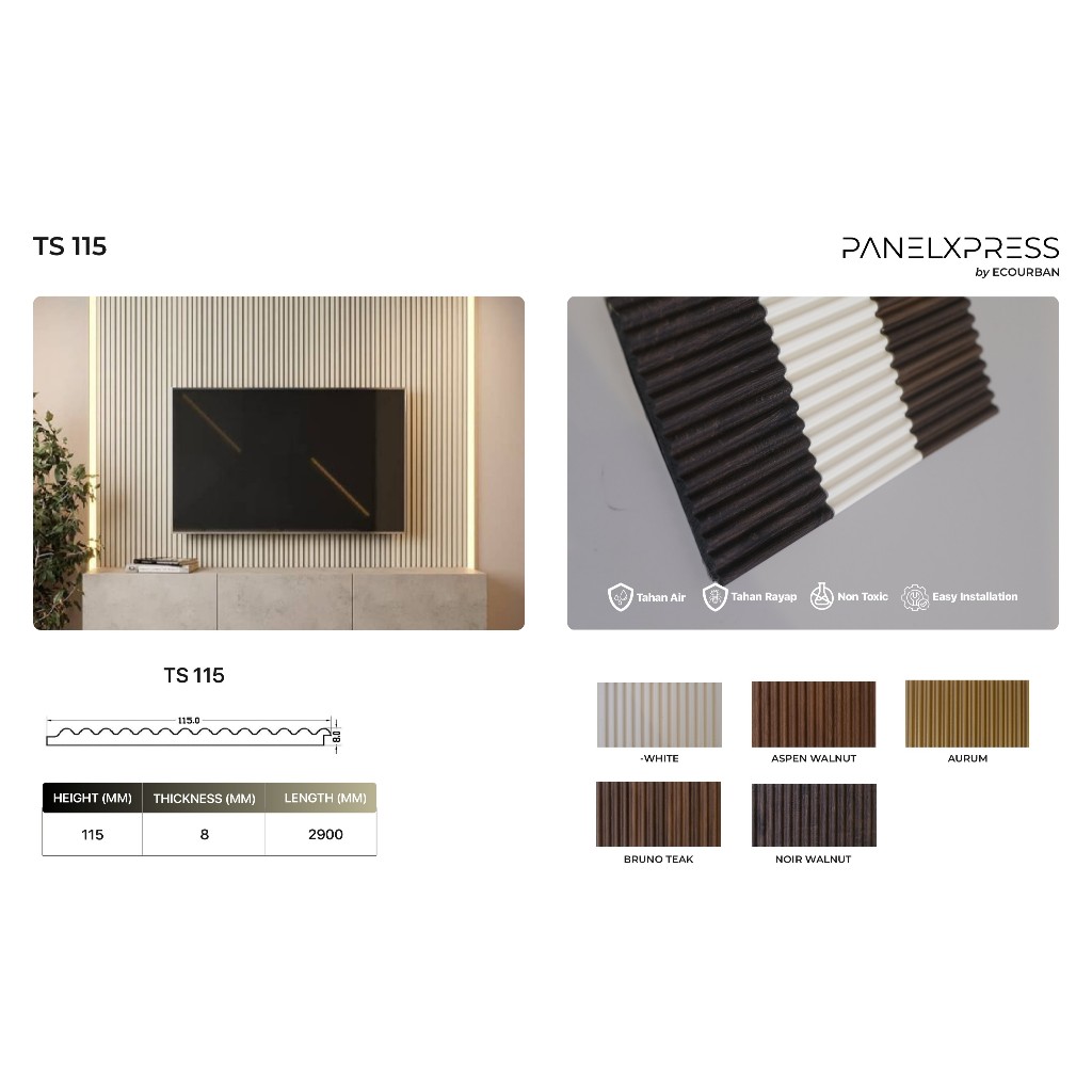 Jual PANEL EXPRESS - TS 115 | Wallpanel dinding Kisi-kisi 2900mm ...