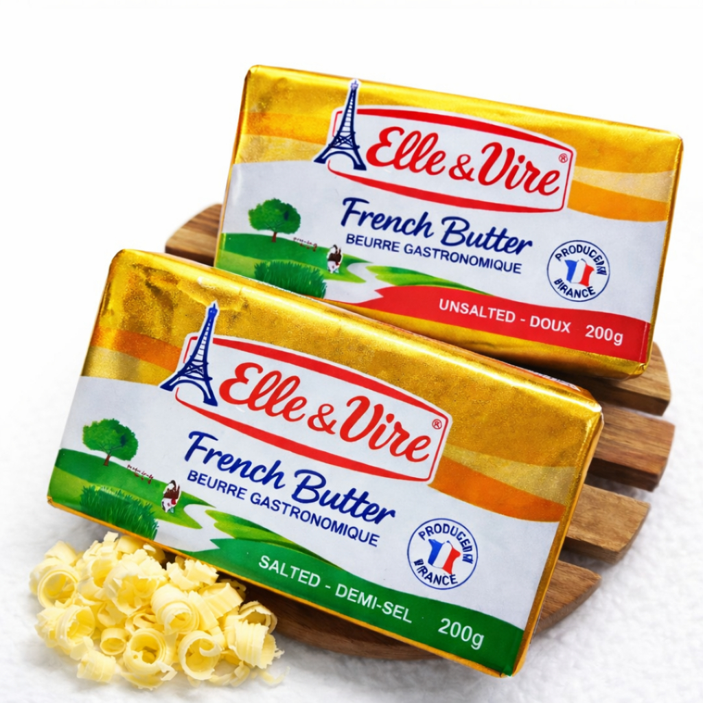Jual Butter Elle & Vire Salted - Unsalted 200 gram | Shopee Indonesia
