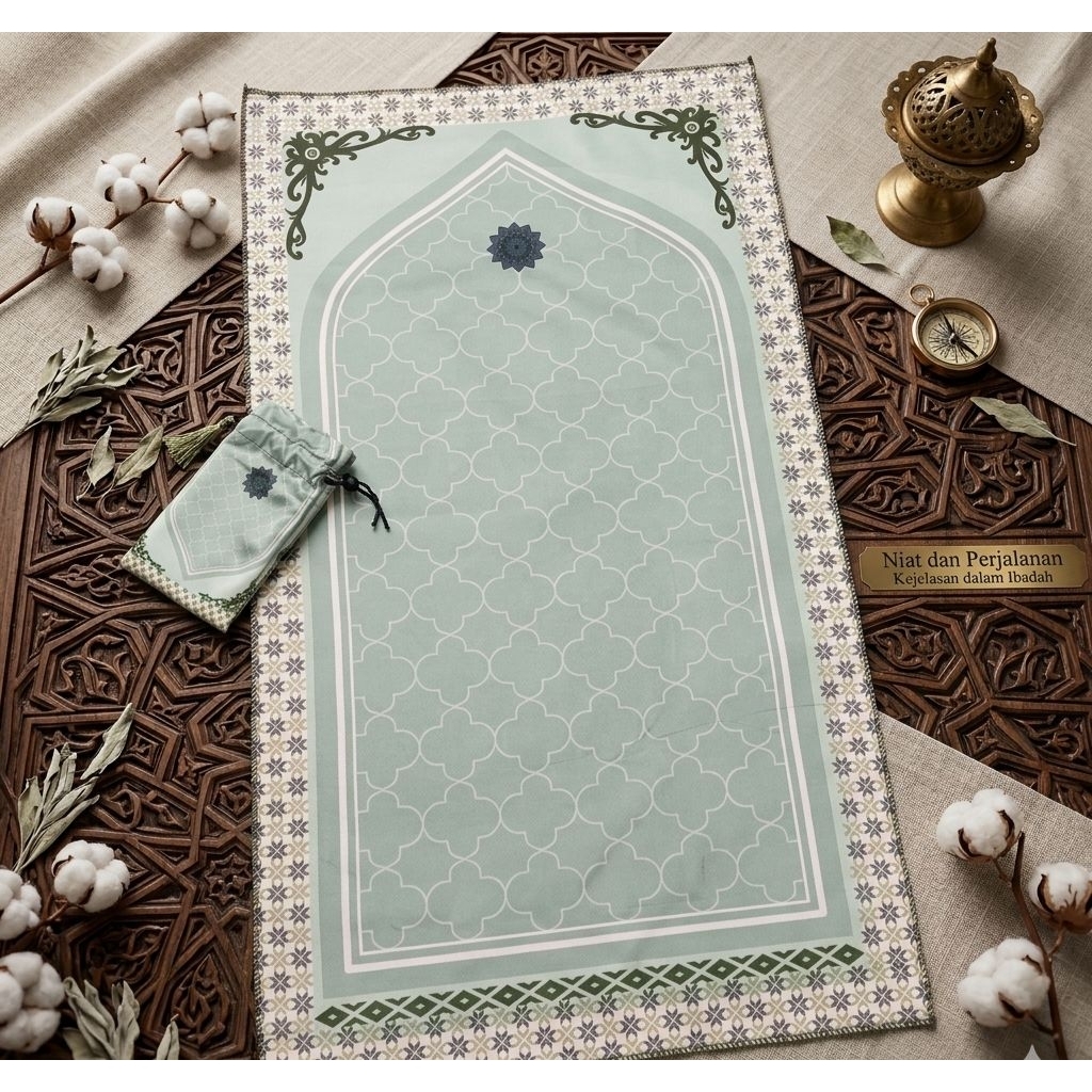Routine Project Sajadah Silky Jumbo Pouch Praktis