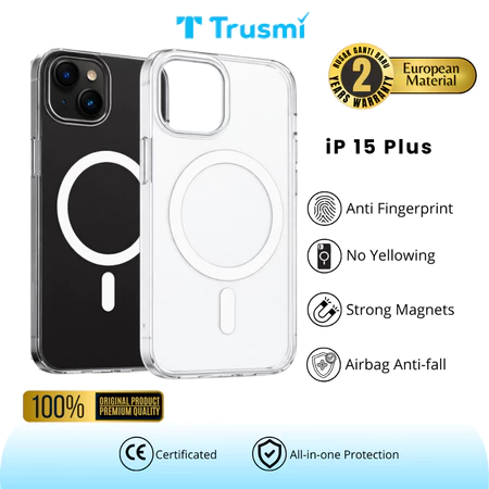 Case iPhone 17 Magnetic AIRBAG Anti-fall Transparent
