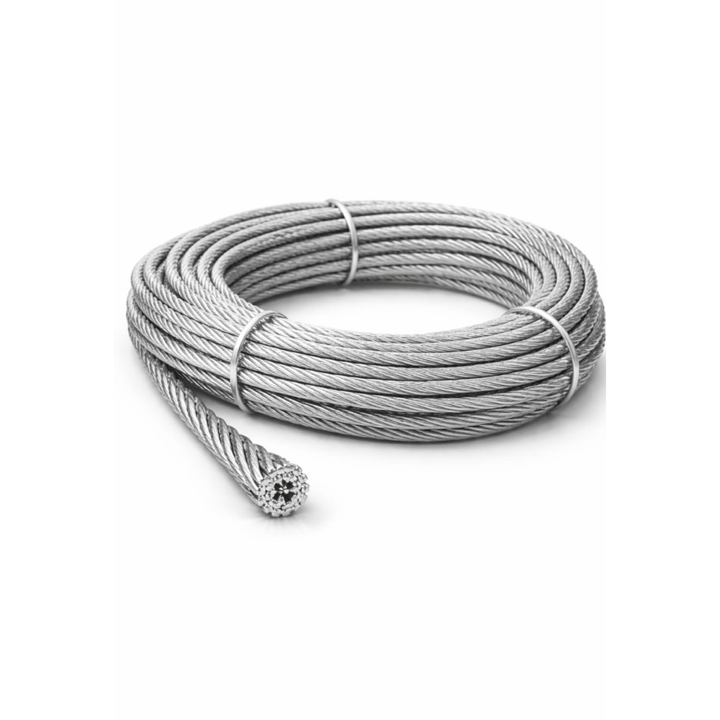 Jual (PAKET 100m) Kawat Seling Baja 3mm Wire Rope 19x7 IWRC Non ...