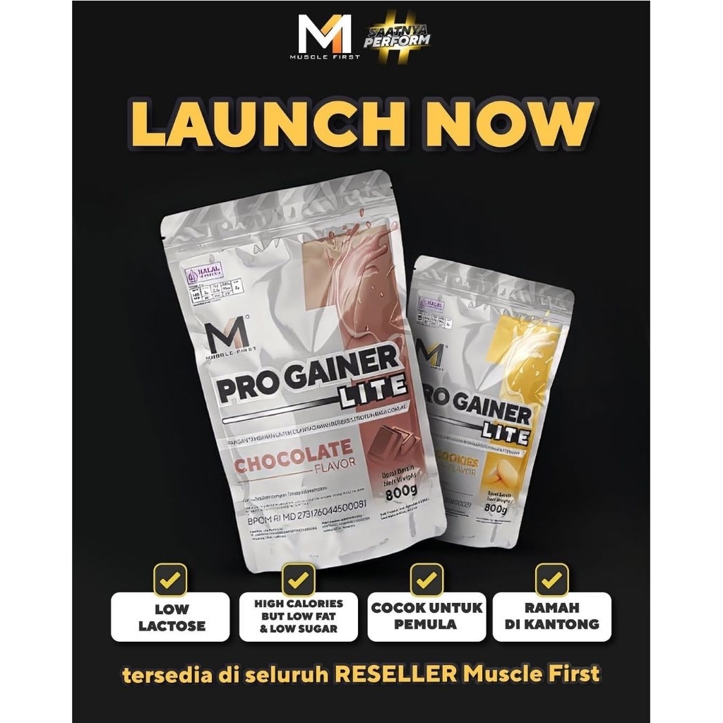 Jual MUSCLE FIRST M1 PRO GAINER MASS 2 LBS 900 GR 13 SERVING / GAINER ...