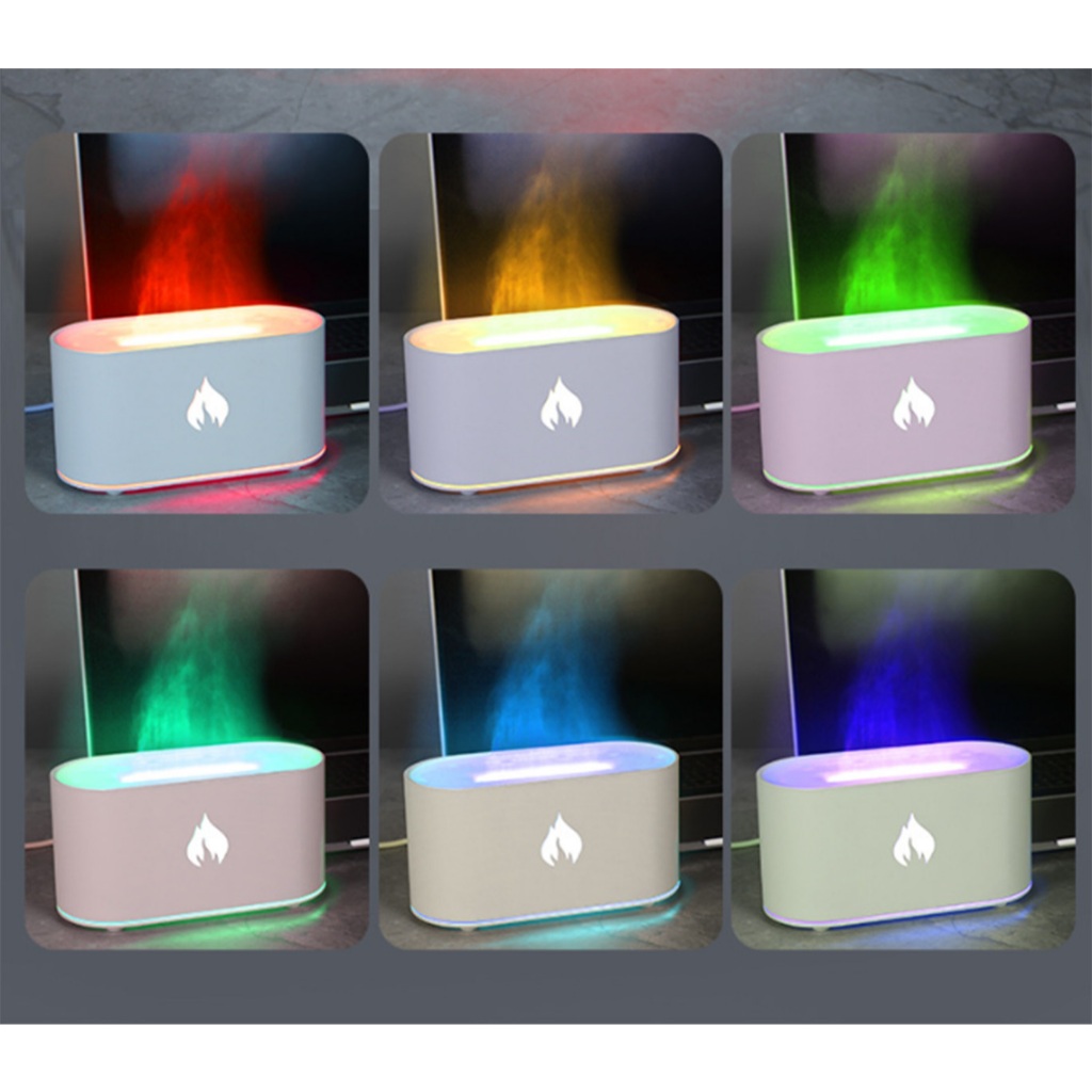 Jual [Xiaomi Mijia Pilihan] Air Humidifier Flame Aroma Diffuser – Efek ...
