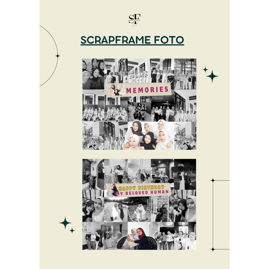 Jual SCRAPFRAME MURAH DAN LUCU UKURAN 8R | Shopee Indonesia